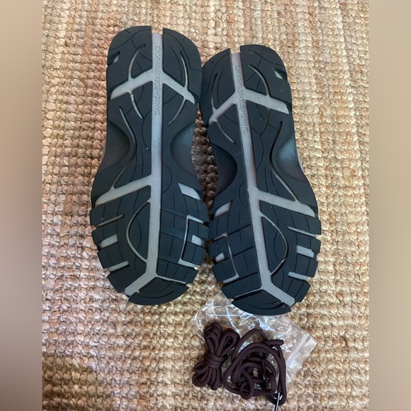 RARE RAF SIMONS x Calvin Klein 205W39NYC Black and Burgundy Carlos 10 Sneakers - Picture 3 of 4